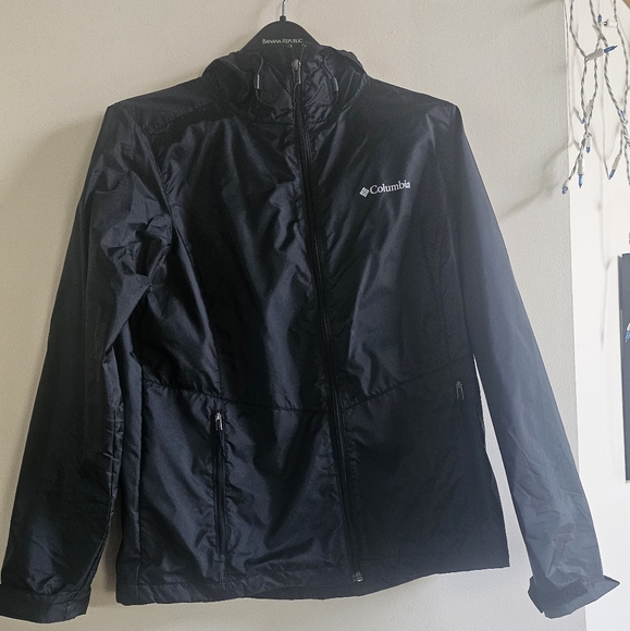 Columbia Jackets & Blazers - Columbia Switchback Women's Rain Jacket Black sz M Excellent Condition